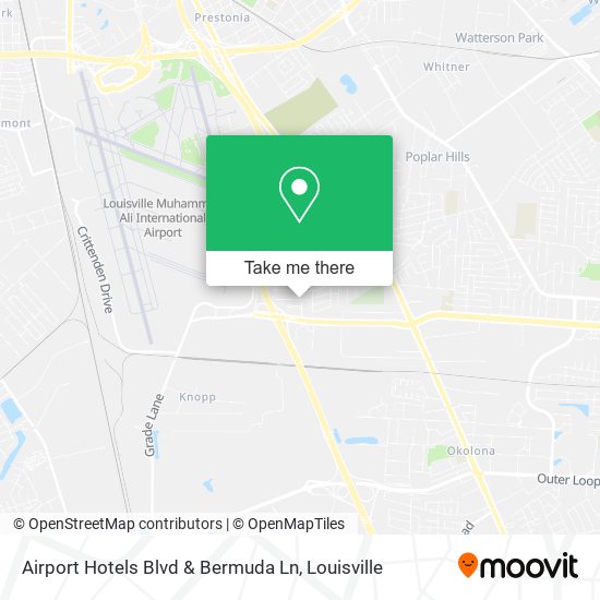 Airport Hotels Blvd & Bermuda Ln map