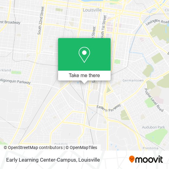 Early Learning Center-Campus map