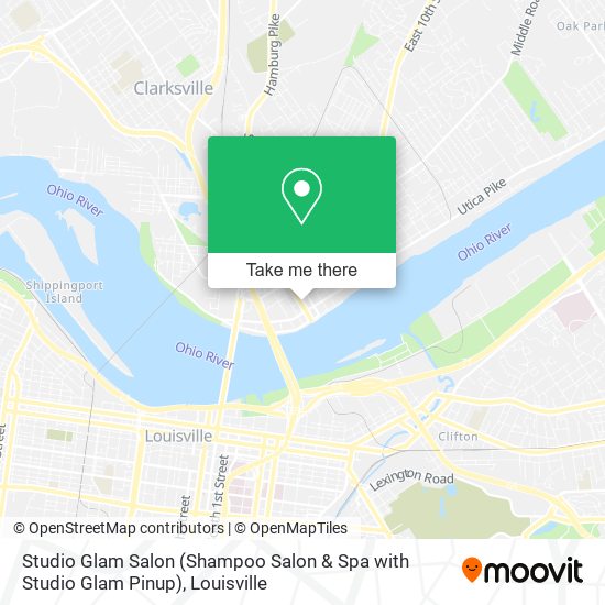 Studio Glam Salon (Shampoo Salon & Spa with Studio Glam Pinup) map