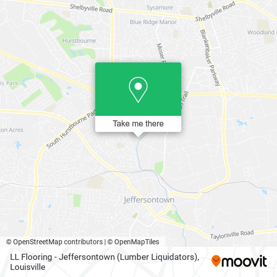 LL Flooring - Jeffersontown (Lumber Liquidators) map