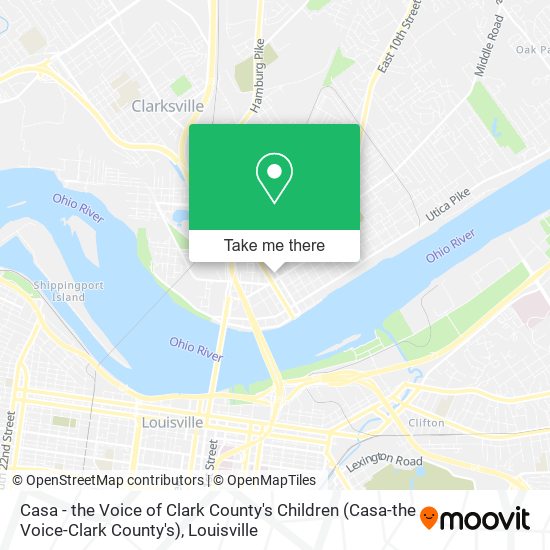 Casa - the Voice of Clark County's Children map