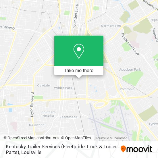 Mapa de Kentucky Trailer Services (Fleetpride Truck & Trailer Parts)