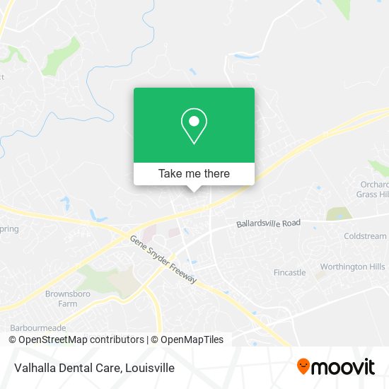 Valhalla Dental Care map
