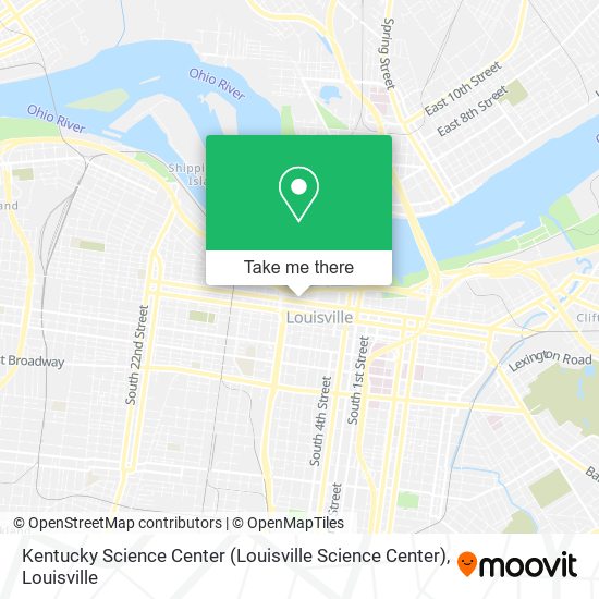 Mapa de Kentucky Science Center (Louisville Science Center)