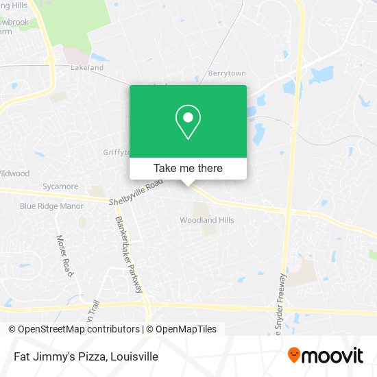 Fat Jimmy's Pizza map