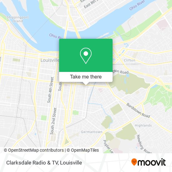 Clarksdale Radio & TV map