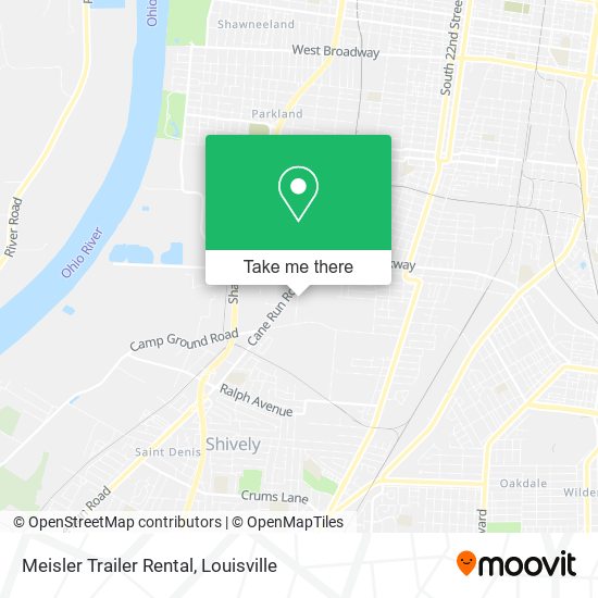 Meisler Trailer Rental map