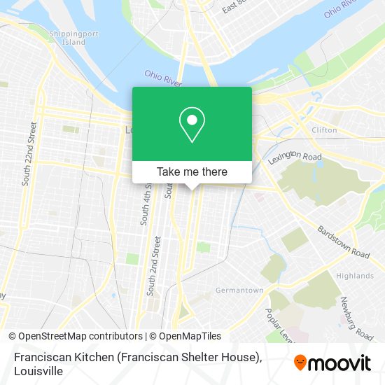 Mapa de Franciscan Kitchen (Franciscan Shelter House)