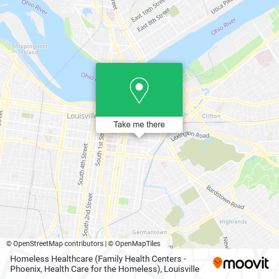 Mapa de Homeless Healthcare (Family Health Centers - Phoenix, Health Care for the Homeless)