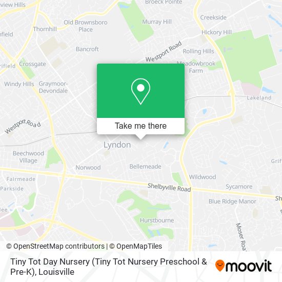 Mapa de Tiny Tot Day Nursery (Tiny Tot Nursery Preschool & Pre-K)