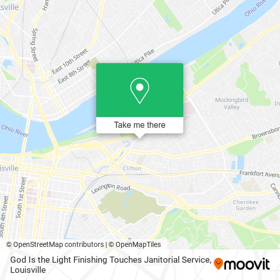 God Is the Light Finishing Touches Janitorial Service map