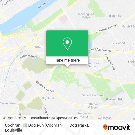 Cochran Hill Dog Run map