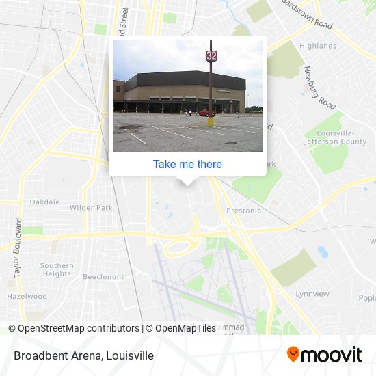 Mapa de Broadbent Arena