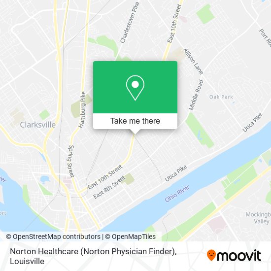 Norton Healthcare (Norton Physician Finder) map