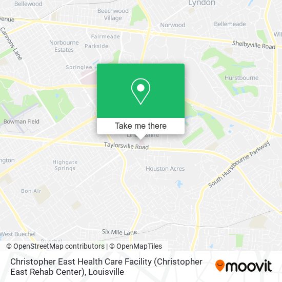 Christopher East Health Care Facility (Christopher East Rehab Center) map