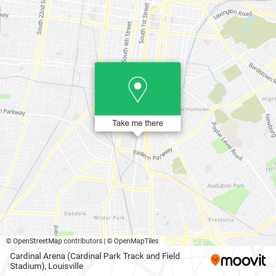 Cardinal Arena (Cardinal Park Track and Field Stadium) map