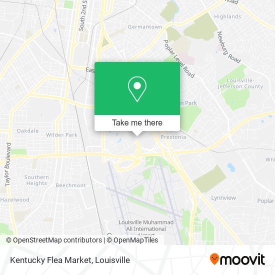 Kentucky Flea Market map