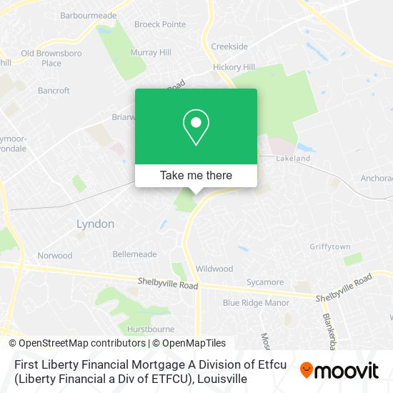 First Liberty Financial Mortgage A Division of Etfcu (Liberty Financial a Div of ETFCU) map