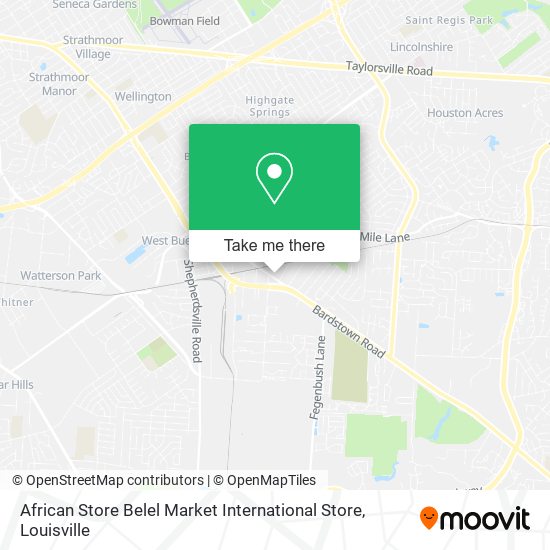 African Store Belel Market International Store map