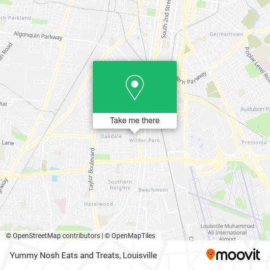 Yummy Nosh Eats and Treats map