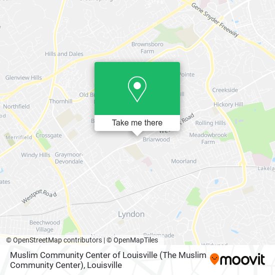 Muslim Community Center of Louisville (The Muslim Community Center) map