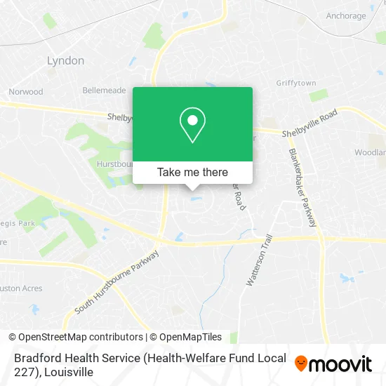 Bradford Health Service (Health-Welfare Fund Local 227) map