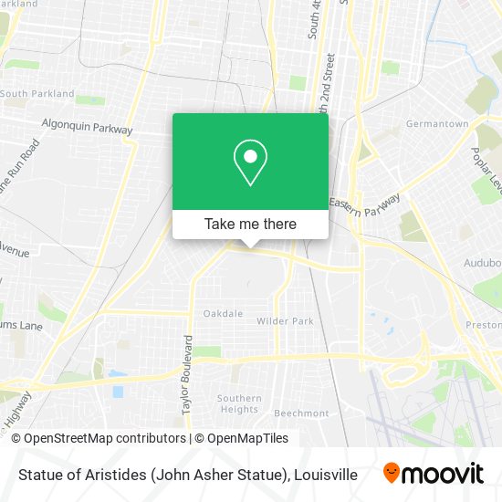 Statue of Aristides (John Asher Statue) map