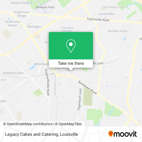 Legacy Cakes and Catering map