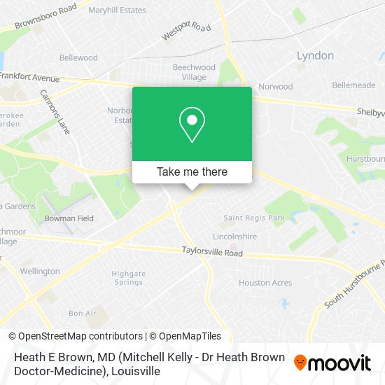 Heath E Brown, MD (Mitchell Kelly - Dr Heath Brown Doctor-Medicine) map