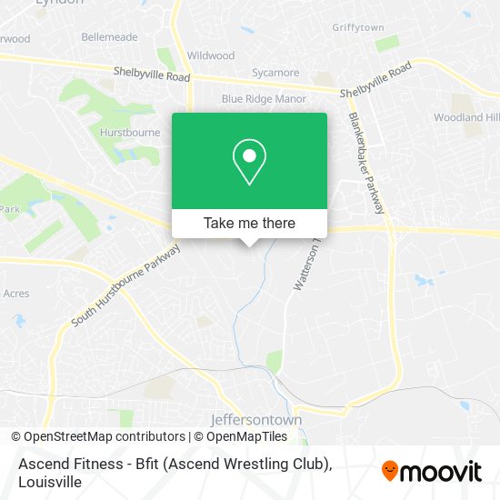 Mapa de Ascend Fitness - Bfit (Ascend Wrestling Club)