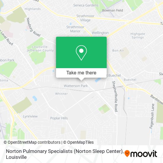 Norton Pulmonary Specialists (Norton Sleep Center) map