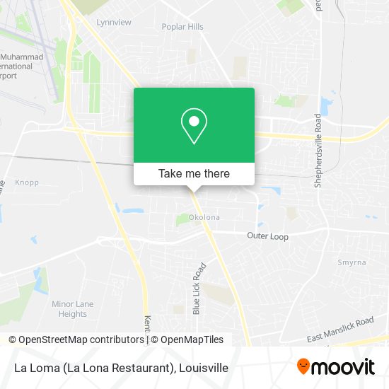 La Loma (La Lona Restaurant) map