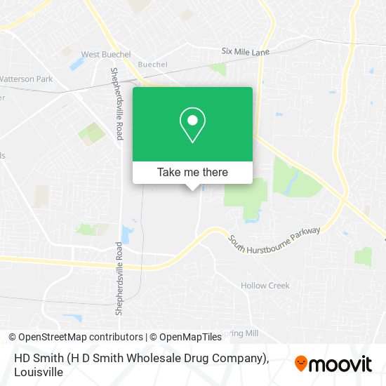 Mapa de HD Smith (H D Smith Wholesale Drug Company)