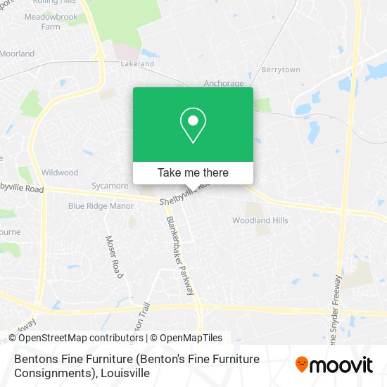 Mapa de Bentons Fine Furniture (Benton's Fine Furniture Consignments)