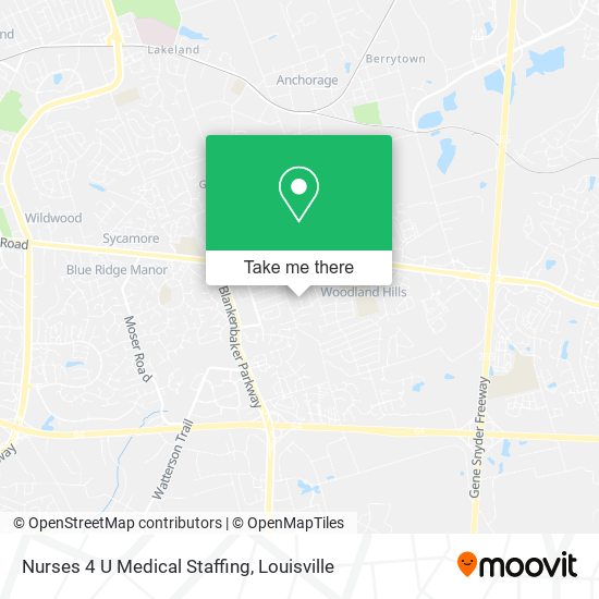 Nurses 4 U Medical Staffing map