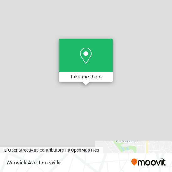Warwick Ave map