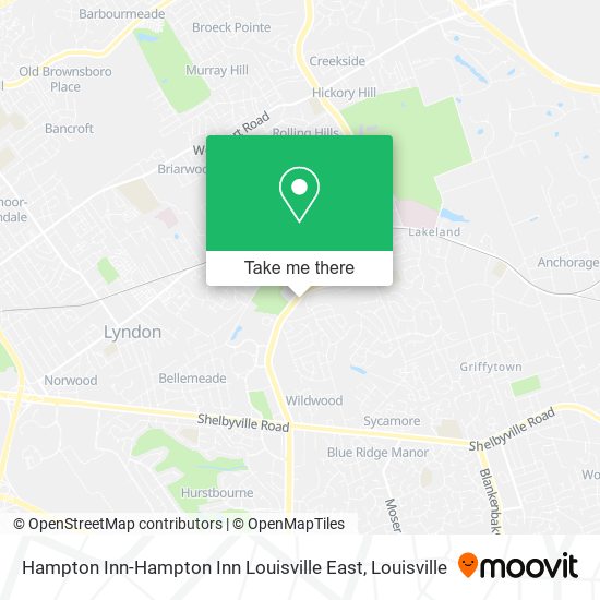 Hampton Inn-Hampton Inn Louisville East map