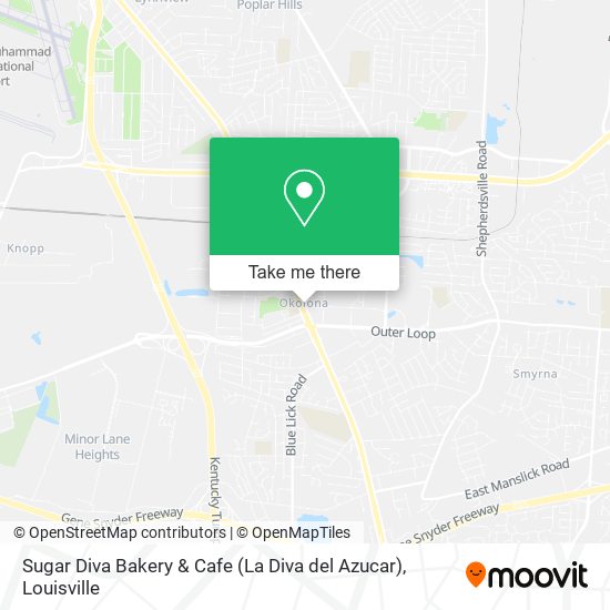 Sugar Diva Bakery & Cafe (La Diva del Azucar) map