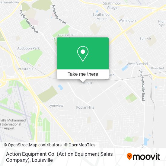 Action Equipment Co. (Action Equipment Sales Company) map