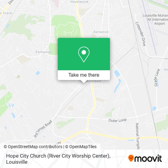 Hope City Church (River City Worship Center) map