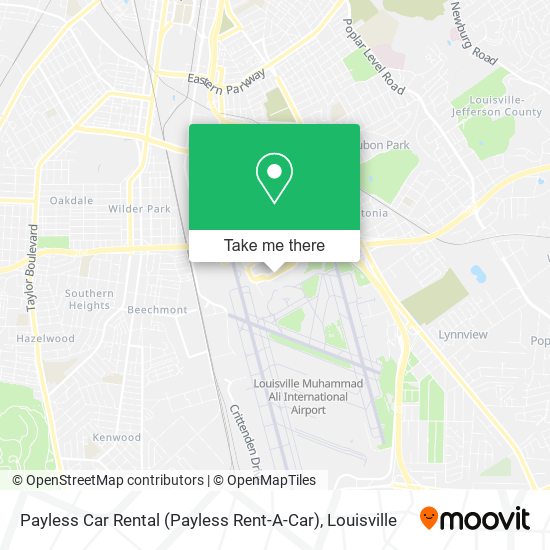 Payless Car Rental (Payless Rent-A-Car) map