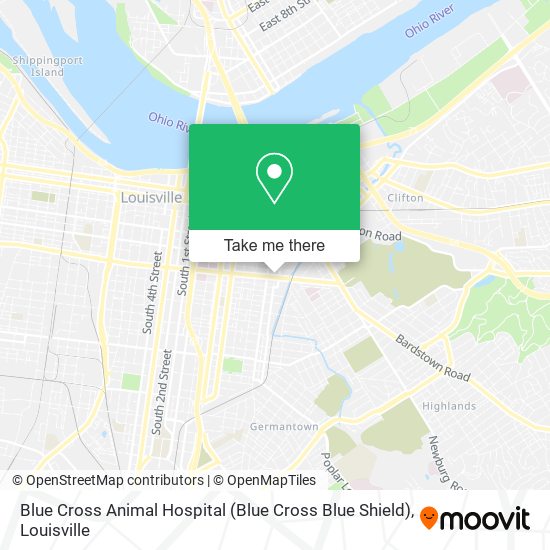 Mapa de Blue Cross Animal Hospital (Blue Cross Blue Shield)