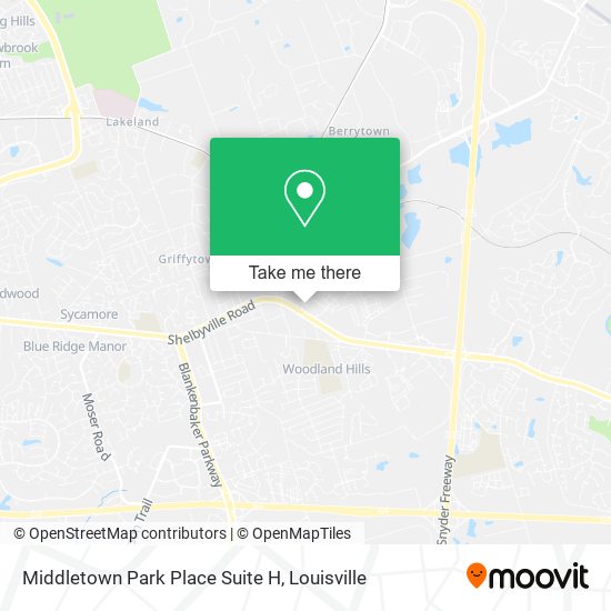 Middletown Park Place Suite H map