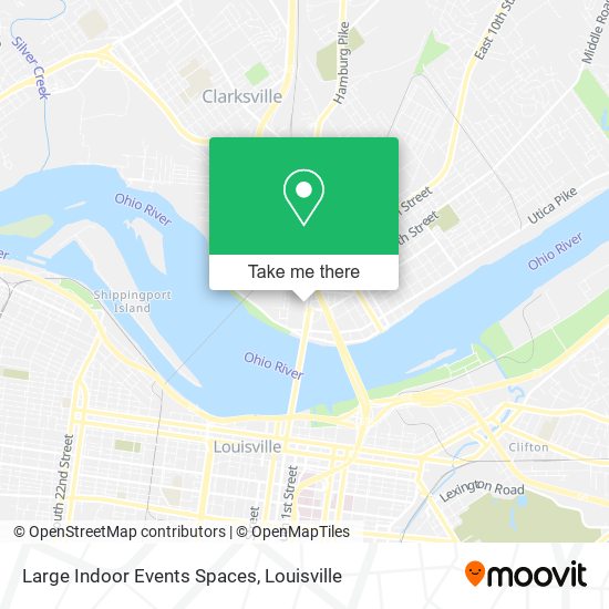 Large Indoor Events Spaces map