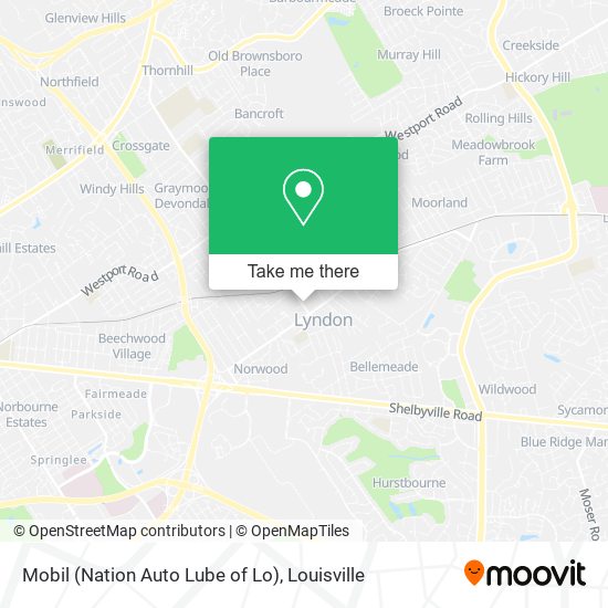 Mobil (Nation Auto Lube of Lo) map