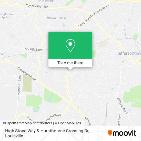 High Stone Way & Hurstbourne Crossing Dr map
