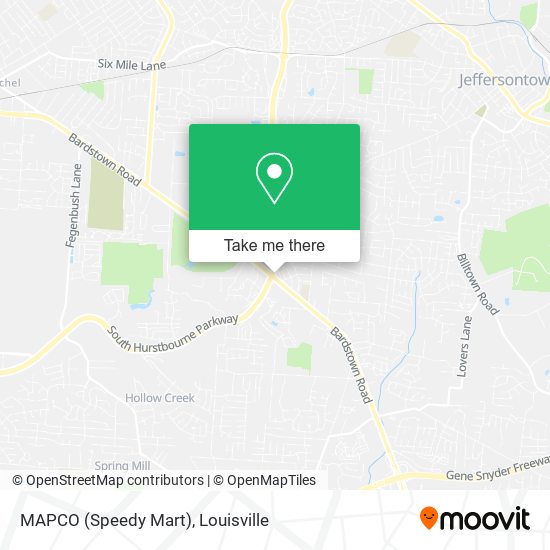 MAPCO (Speedy Mart) map
