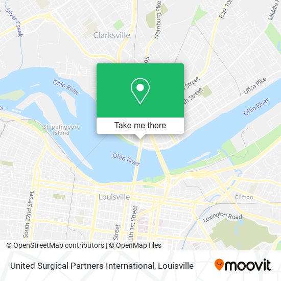 United Surgical Partners International map