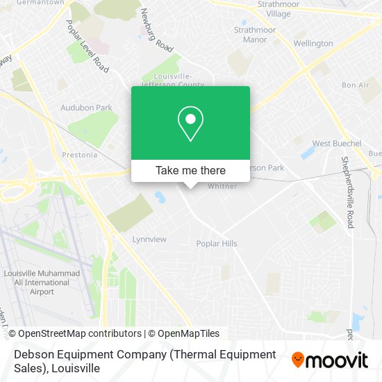 Debson Equipment Company (Thermal Equipment Sales) map