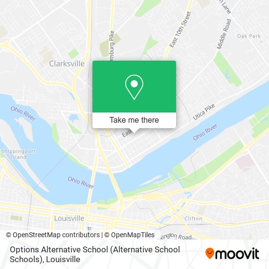 Mapa de Options Alternative School (Alternative School Schools)